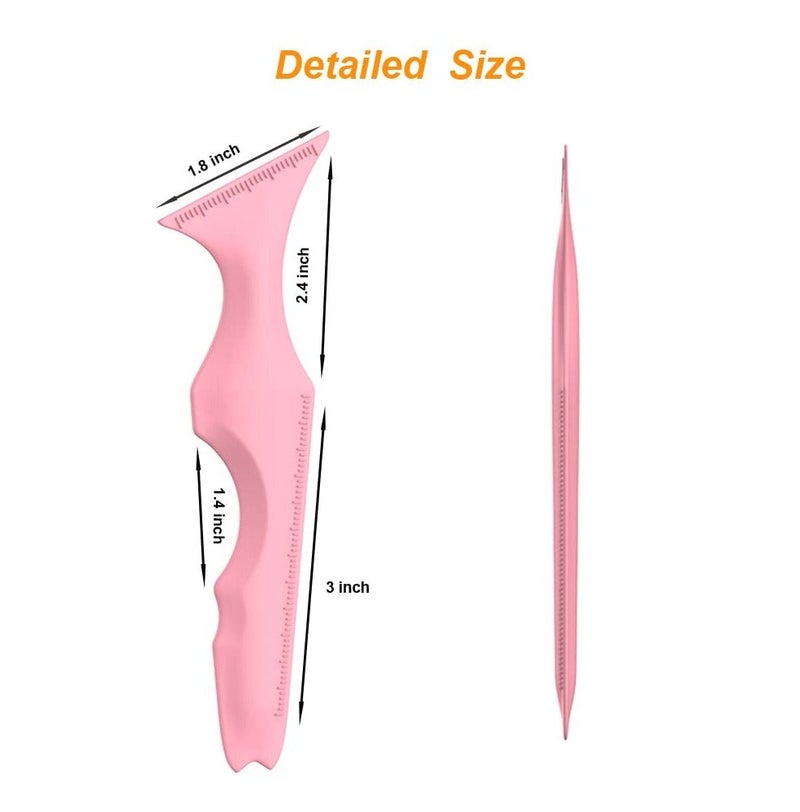 MARK STORE Silicone Eyeliner Stencil, Reusable Cat Eye Makeup Tool, Lipliner Eyeliner Mold, Face Contour Eyebrow Tool, Easy to Clean & Apply, Skin-Friendly - Image 4