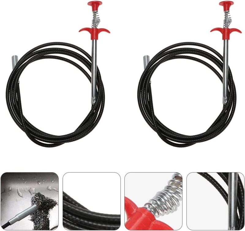 Uonlytech 2pcs Multifunctional Dredging Tool Drain Remover Cleaning Tool Long Pipeline Dredge Hook for Socks Jewelry - Image 5