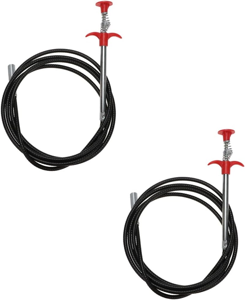Uonlytech 2pcs Multifunctional Dredging Tool Drain Remover Cleaning Tool Long Pipeline Dredge Hook for Socks Jewelry - Image 1