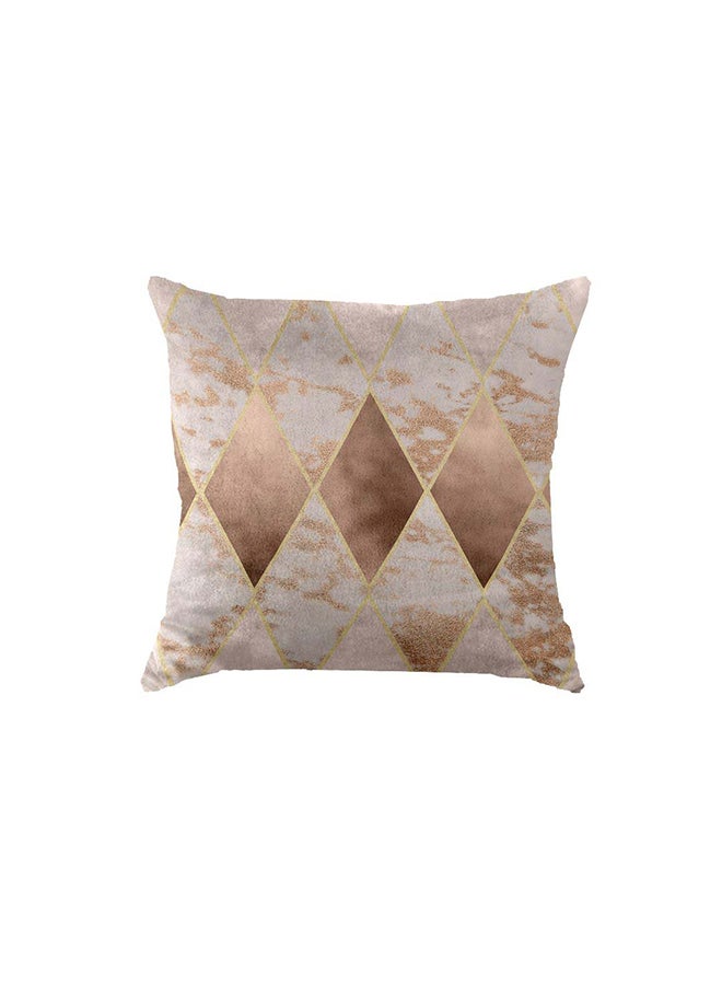 RIZARIES SuperSoft Copper Foil Abstract Throw Pillow 