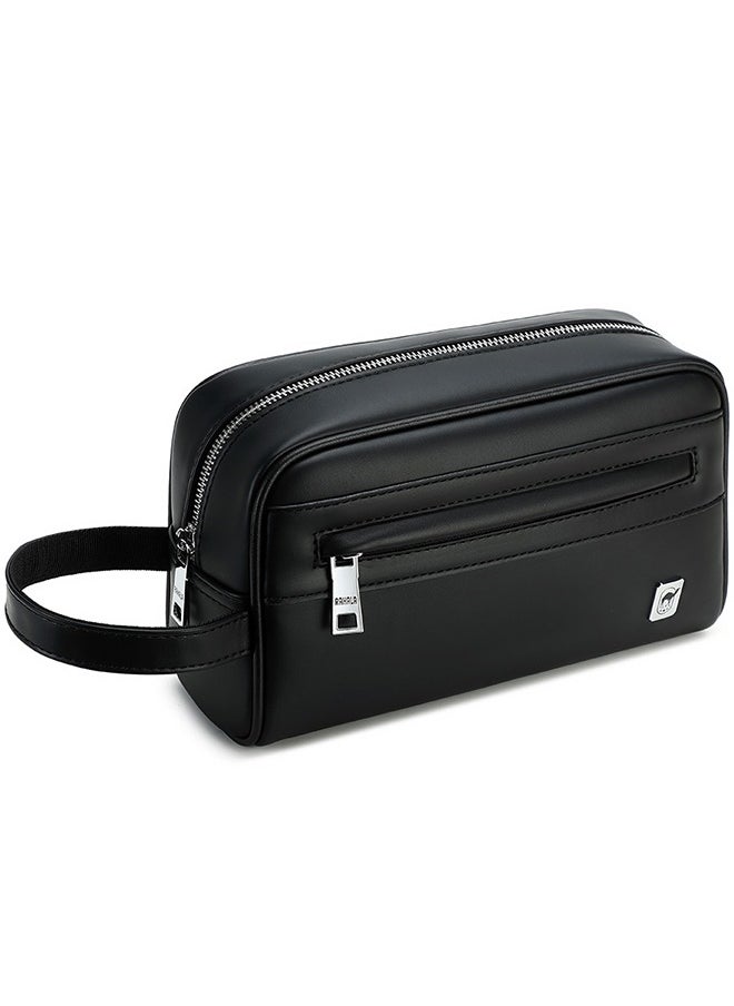 RAHALA 811 Stylish Men’s Handbag Organizer Clutch Business Waterproof Pouch For Travel Daily essentials Every Day Carry Bag - Black  - Image 1