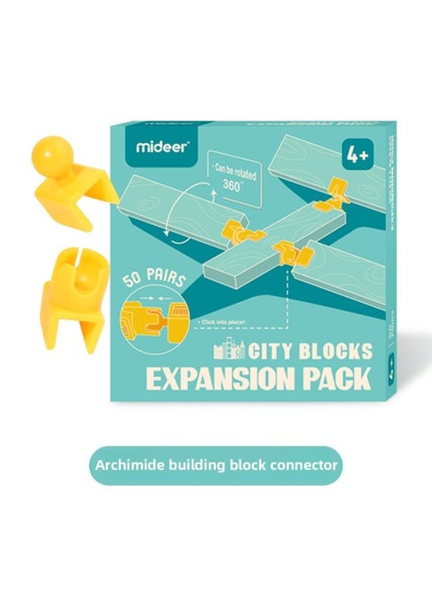 Mideer Mi Lu Archimedes Building Blocks Children's Assembled Wooden Building Blocks Toy Steam Puzzle Enlightenment 3.5-Color:Archimedes Building Blocks Accessories MD1130
