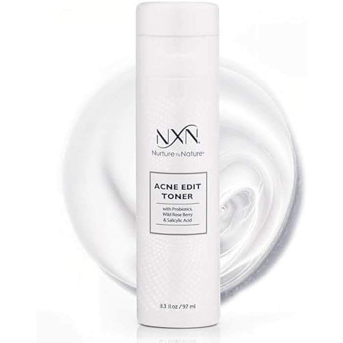 NxN Acne Facial Toner with Salicylic Acid, Witch Hazel, Probiotics & Natural Multi-Fruit Extracts Alcohol Free Treatment for All Skin Types - Image 2