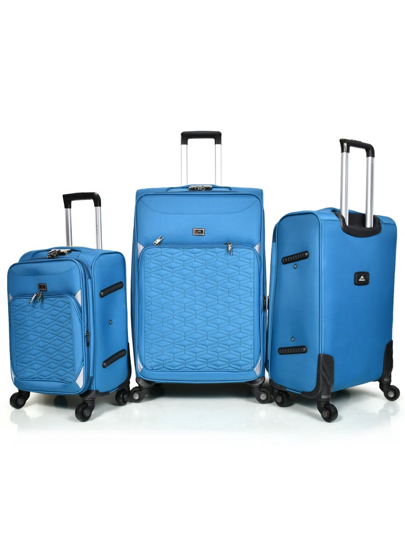 Morano Canvas Travel Bags set of 3 Pieces Size 28/24/20 inches - Image 1