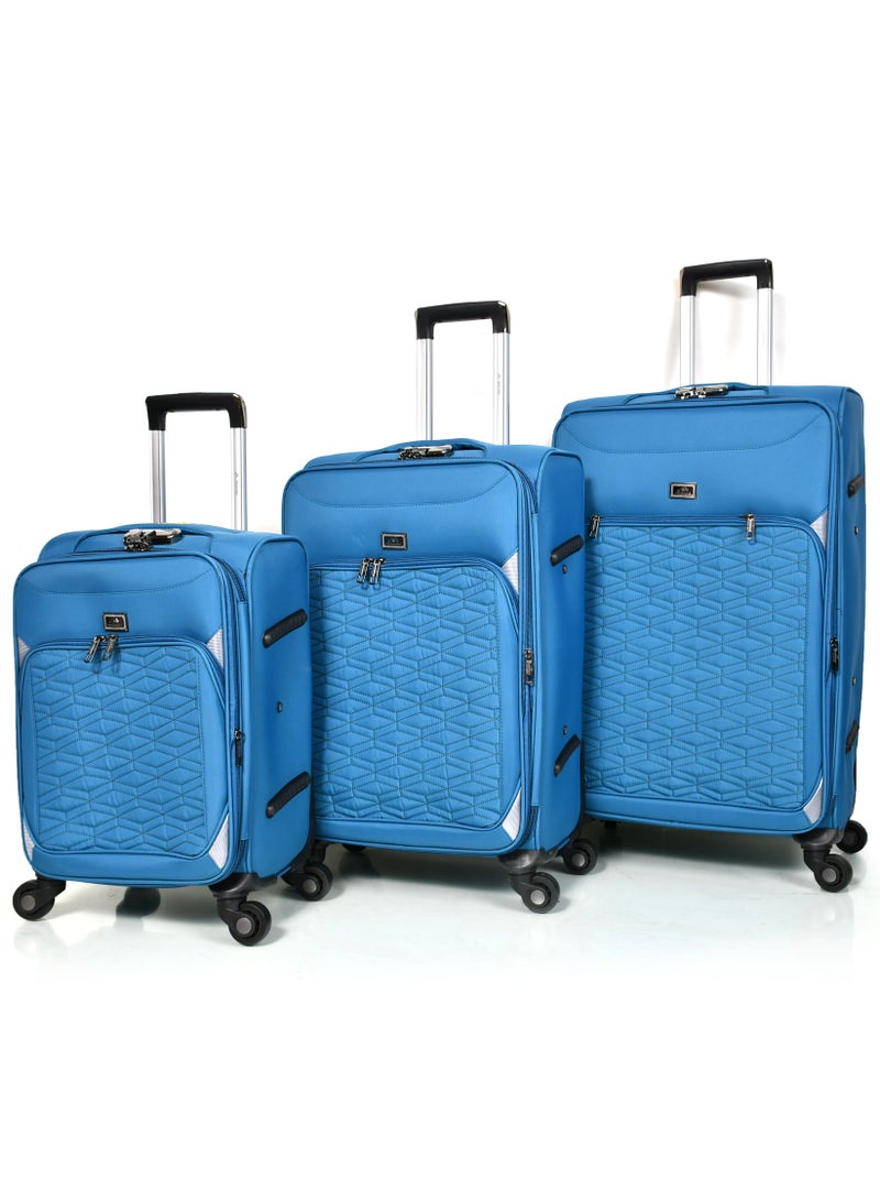 Morano Canvas Travel Bags set of 3 Pieces Size 28/24/20 inches - Image 2