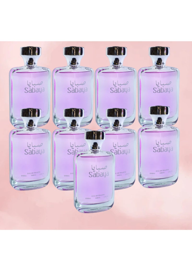 صبايا 9 قطع عطر صبايا 100 مل EDT - Image 1