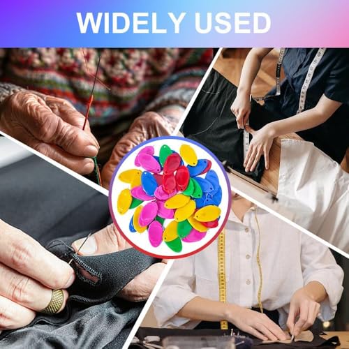 RIANZ Sewing Machine Needle Threader, Sewing Needle Threader Handheld Sewing Tools, Machine Accessories, Embroidery Simple Needle Threader Tool for Beginners (Multi Color-Pack of 5) - Image 3