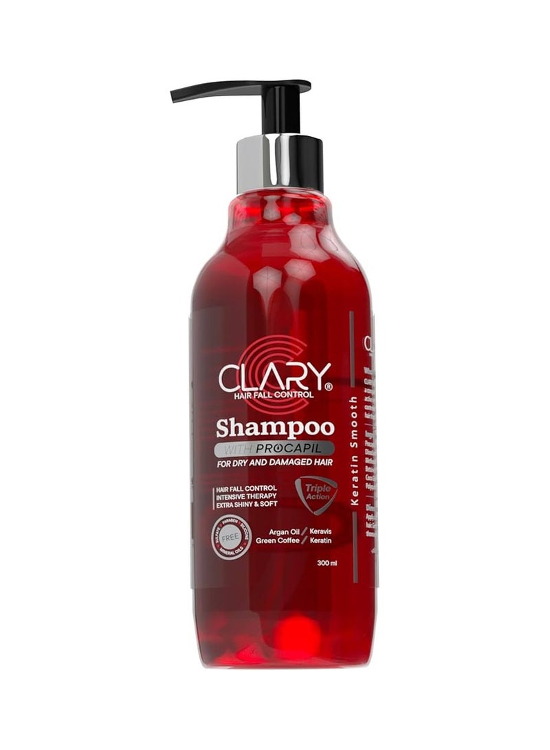 CLARY SHAMPOO - WITH PROCAPIL - FOR DRY HAIR AND DAMAGED HAIR - 300 ML - Image 2