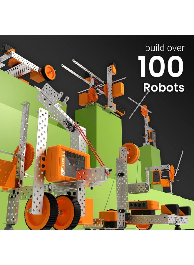 أفيشكار مجموعة أدوات بدء تشغيل الروبوتات Avishkaar، مجموعة أدوات STEM معدنية 100 في 1 DIY، متعددة الألوان، أكثر من 100 جزء، تعلم الروبوتات والبرمجة والتصميم الميكانيكي، للأطفال من سن 10 إلى 14 عامًا، مجموعة أدوات STEM تعليمية DIY، صنع في الهند - Image 4