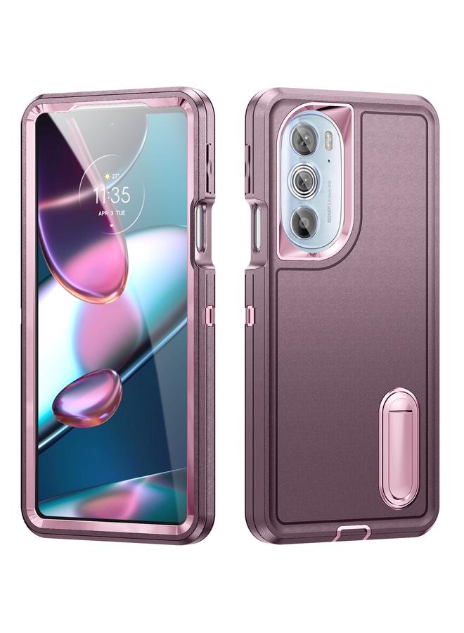 S-TOP Case For Motorola Edge 30 Pro 3 in 1 Rugged Holder Phone Case - Image 1