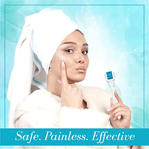 Epyz New Model Derma Roller Cosmetic Micro Needling Instrument with 540 Needles for Acne, Skin, Hair Loss, With Free Storage Case [ Transparent, Pack of 1] (Trans. Blue, 0.5mm) - Image 4