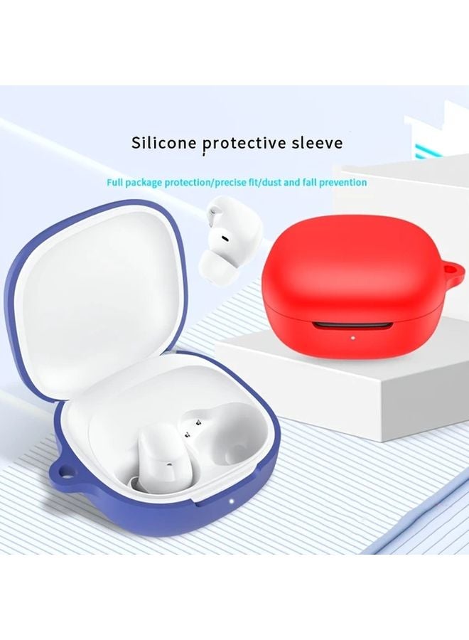 White Free Hook Protective Case For Redmi Buds6 Play Wireless Earbuds - Image 4