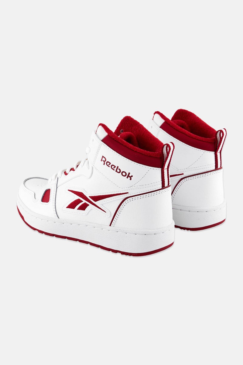 Reebok Men Resonator Mid  Lace up Basketball Shoes, White - Image 2