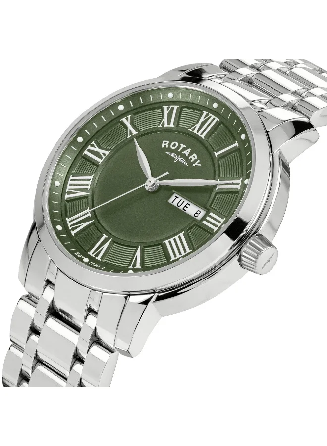 ROTARY Rotary Men's Heritage Stainless Steel Bracelet Watch - RGB10023/24