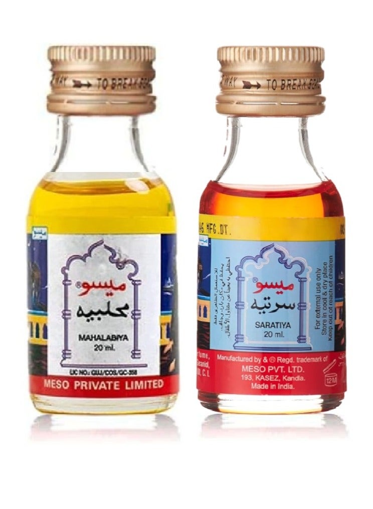 Meso Mahalabiya + Saratiya Oil - 2x20ml - Image 1