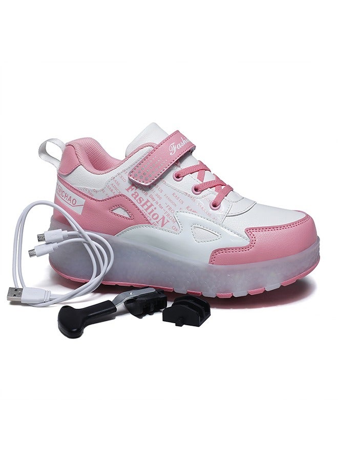 Loquat Adult Two-wheel Charging Roller Skating Shoes Can Be USB Charged - Image 3