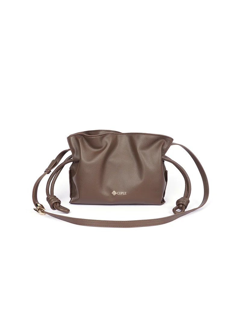 Cuple Crossbody handbag with knotted straps