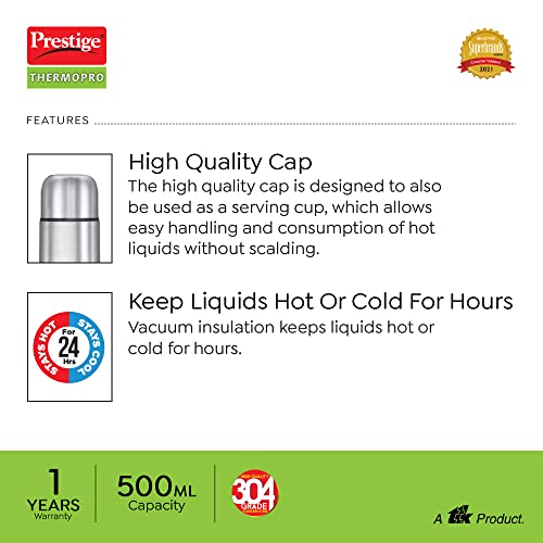 Prestige Thermopro Stainless Steel Flask PFSL 2-500ml - Image 5