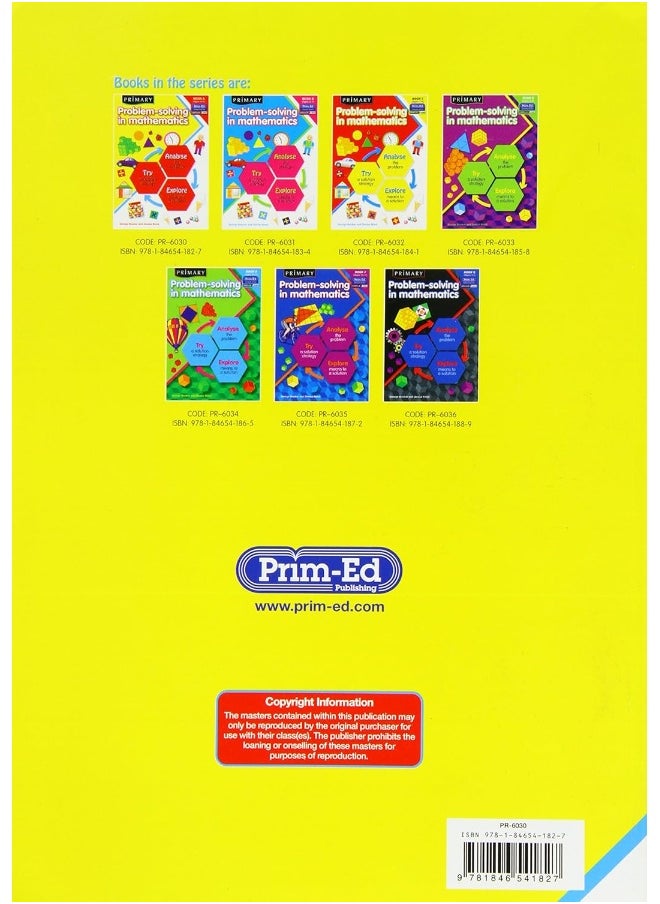 Primary Problem-Solving in Mathematics: Bk.A: Analyse, Try, Explore  - Image 2