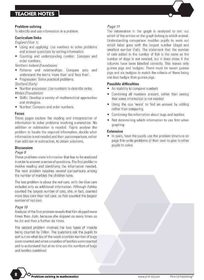 Primary Problem-Solving in Mathematics: Bk.A: Analyse, Try, Explore  - Image 3