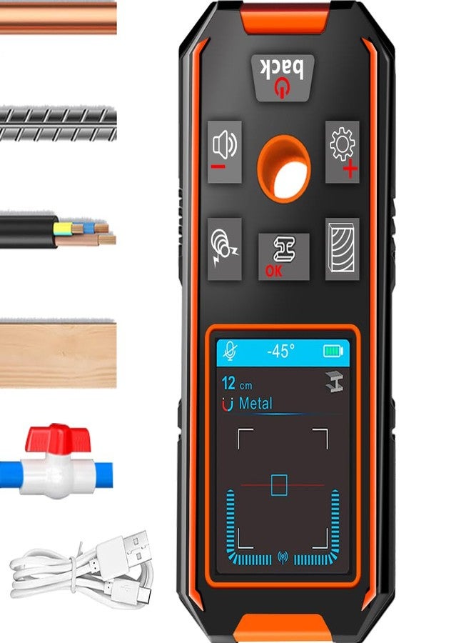 NOYAFA Stud Finder Wall- 3 in 1 Finder Wall Scanner for Testing Behind Walls Wood AC Wire Metal Studs Joist Pipe with Upgraded Smart sensors, high-Definition LCD Display and Audible Alarms. (NF-513). - Image 1