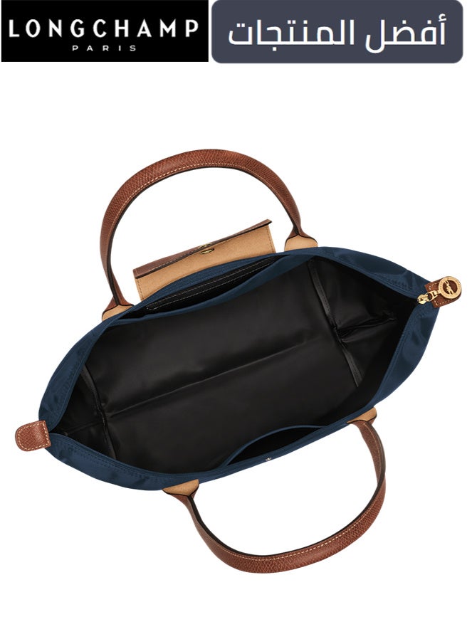 لونج شامب Longchamp النساء حقائب اليد الكبيرة، حقائب Tote، حقائب الكتف، حقيبة ماكياج الأسلوب الأزرق البحري - Image 4