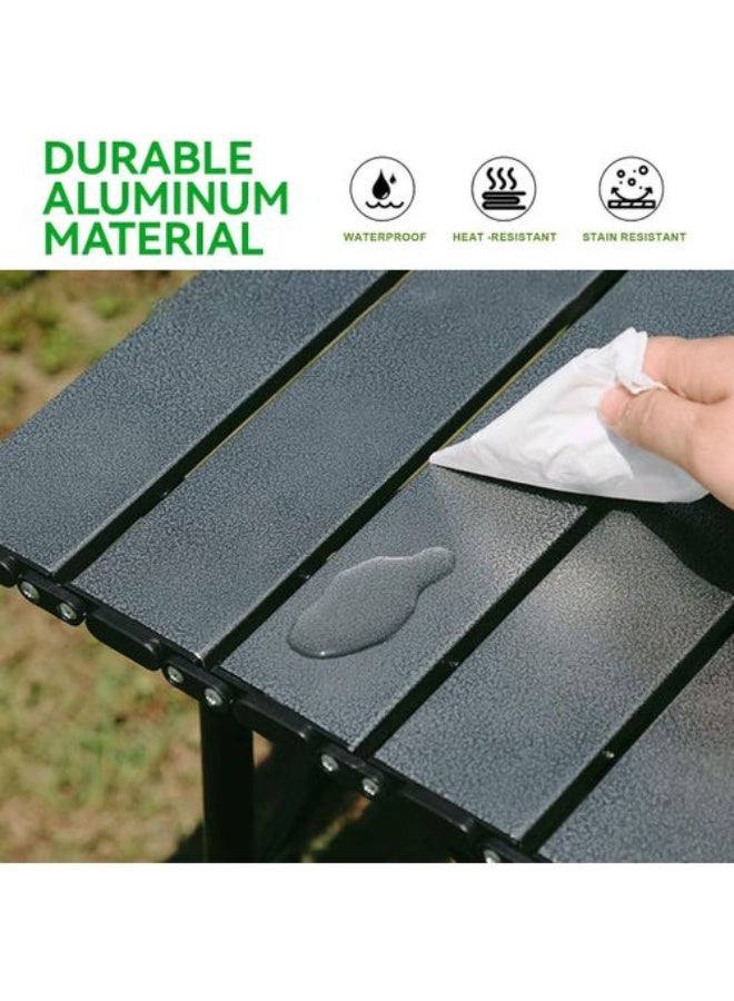 Lightweight folding camping table with carrying bag - Image 2