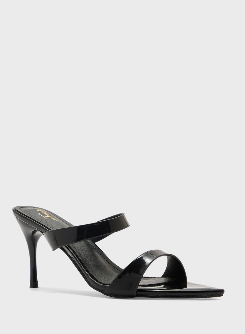 Ginger Pointed Heeled Mule  - Image 2