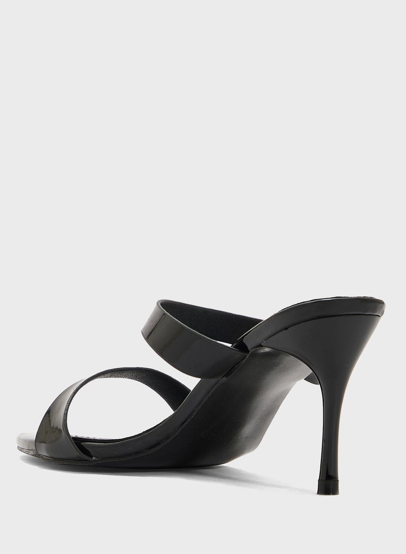 Ginger Pointed Heeled Mule  - Image 3