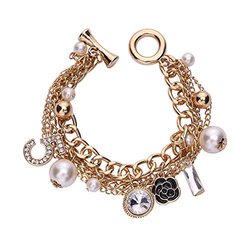 Glamtune Celebrity Design Inspired Gift Inspired Charm Lucky Bracelet Chain for Women - Image 1