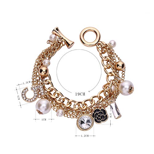 Glamtune Celebrity Design Inspired Gift Inspired Charm Lucky Bracelet Chain for Women - Image 3