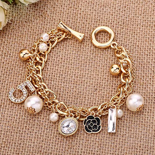 Glamtune Celebrity Design Inspired Gift Inspired Charm Lucky Bracelet Chain for Women - Image 5