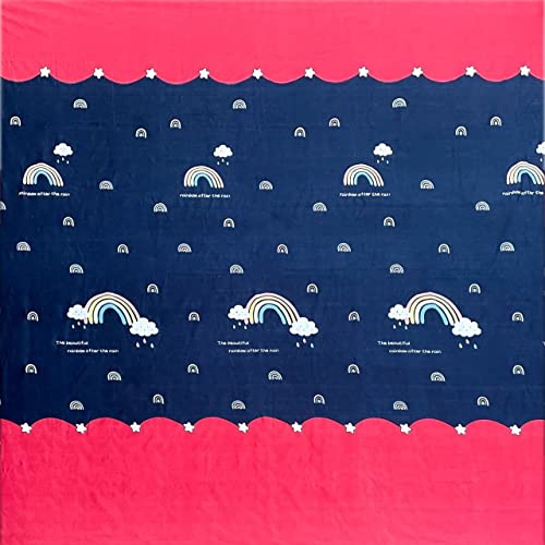 BhaiJi BedSheet 180 TC Kids Cartoon Print Bed Sheet Double Bed with 2 Pillow Covers - Dream Big - Image 2