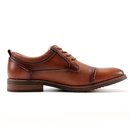 Arkbird Mens Casual Shoes Leather Fashion Sneakers Business Casual Dress Sneakers Lace-up Oxford Shoe for Men - Image 3