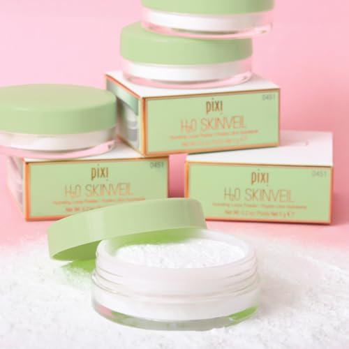 Pixi H2O Skinveil Lightweight Setting Finishing Powder Blurs Hydrates Sets Makeup Velvet SkinLike Finish 02 oz5 g - Image 3