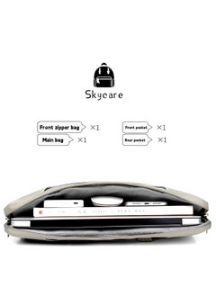 Skycare Skycare Laptop Bag 15.6 Inch, Waterproof Laptop Sleeve Case Business Briefcase, 13-14-15.6 Inch Laptop Carrier,Shoulder Bag for Men and Women  - Image 2
