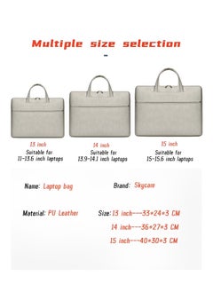 Skycare Skycare Laptop Bag 15.6 Inch, Waterproof Laptop Sleeve Case Business Briefcase, 13-14-15.6 Inch Laptop Carrier,Shoulder Bag for Men and Women  - Image 5