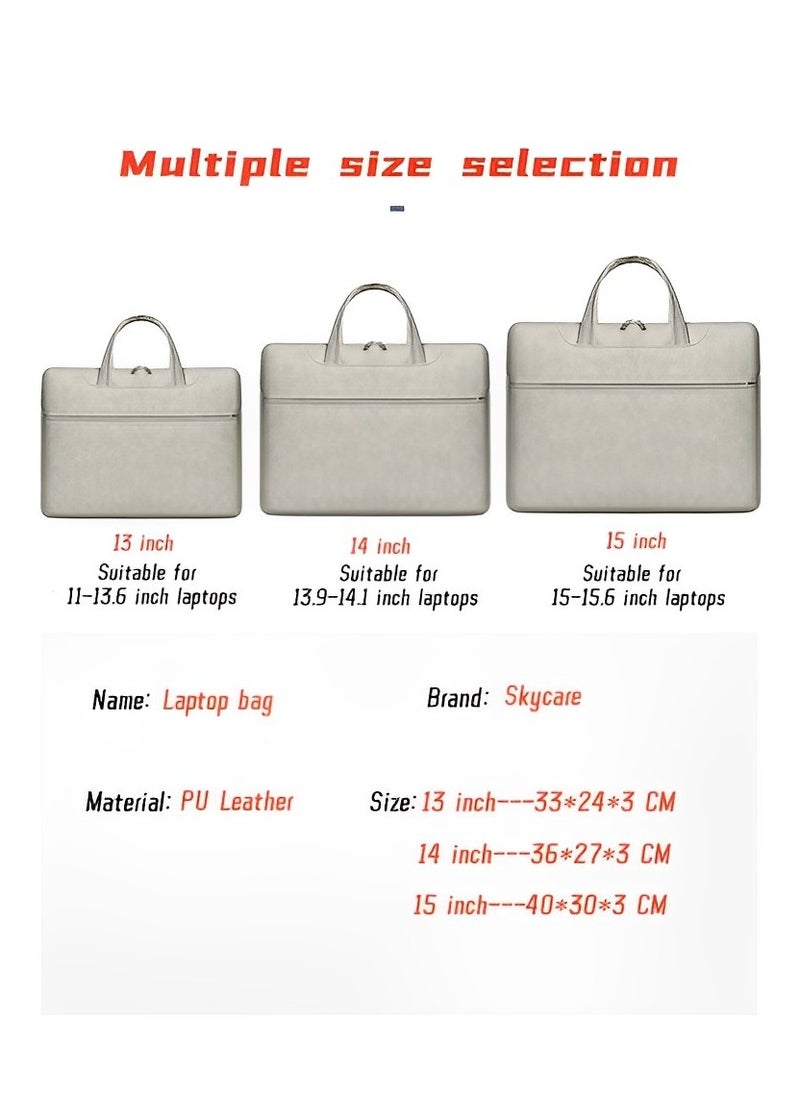 Skycare Skycare Laptop Bag 15.6 Inch, Waterproof Laptop Sleeve Case Business Briefcase, 13-14-15.6 Inch Laptop Carrier,Shoulder Bag for Men and Women  - Image 5