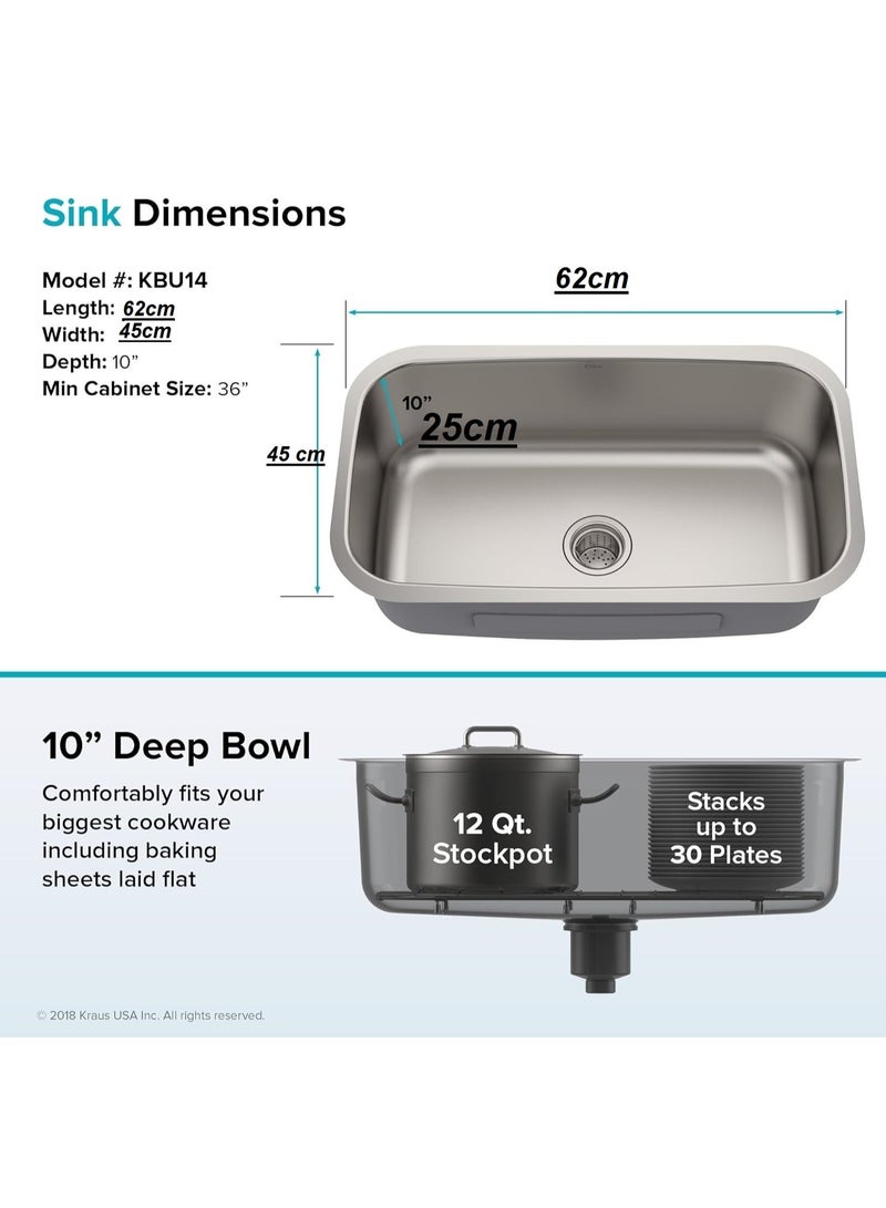Special Kitchen Sink For Large Kitchens (Basin 38 In 48Cm 1Mm With Drain)  - Image 2