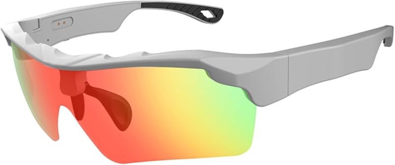 Red Music Polarized Sports Smart Bluetooth Sunglasses With Speakers For Men And Women - Image 2