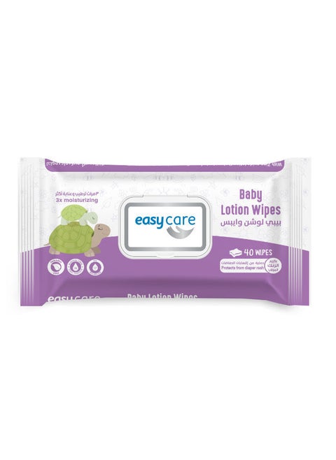 40-Piece Baby Lotion Wipes