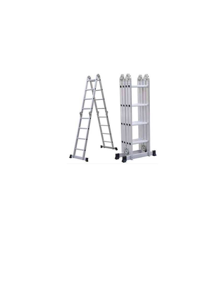 MAFRA - Multi Purpose Folding Extension Ladder 4.7M 15.5FT Heavy Duty Combination Step EN131 Up to 330lbs/150kg - Image 1