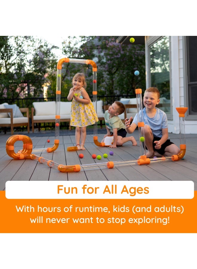 Fat Brain Toys Air Toobz Air Powered Play Game, LED Indicators, STEM Learning, On/OFF Switch, 3 Years+, 45.7 x 36.2 x 17.8cm - Multicolor - Image 4