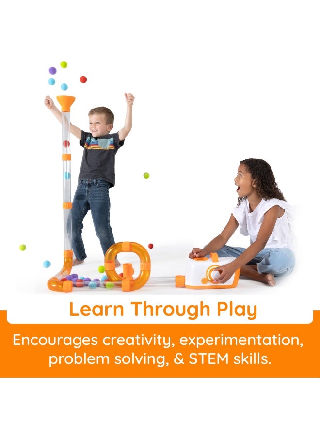 Fat Brain Toys Air Toobz Air Powered Play Game, LED Indicators, STEM Learning, On/OFF Switch, 3 Years+, 45.7 x 36.2 x 17.8cm - Multicolor - Image 5