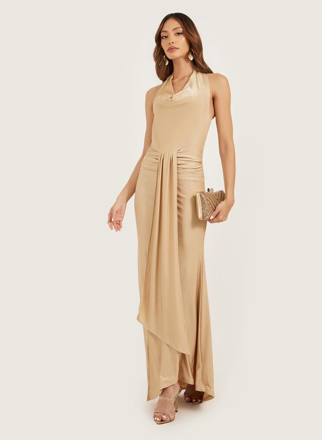 ستايلي فستان بياقة هالتر - Image 1