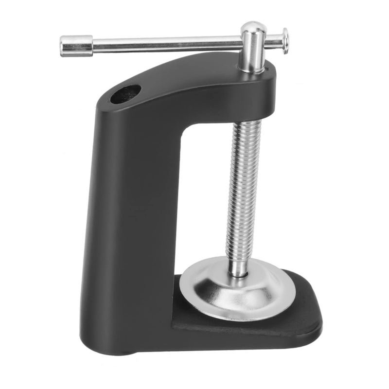 Black Metal Clamp Holder for Desk Lamp Microphone and Lighting Easy Install Positioning Screw - Image 2