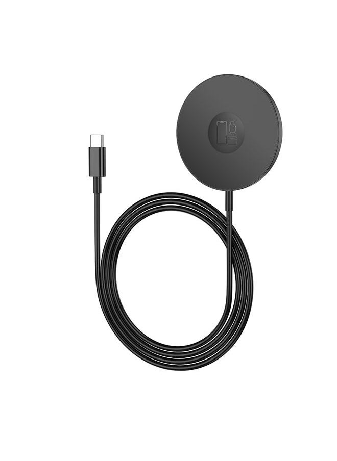 Hoco - hoco CW50 Fast 3 in 1 MagSafe Magnetic Wireless Fast Charger(Black) - Image 1