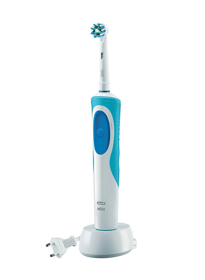 NIBEMINENT Vitality Crossaction Electric Rechargeable Toothbrush Blue/White - Image 1