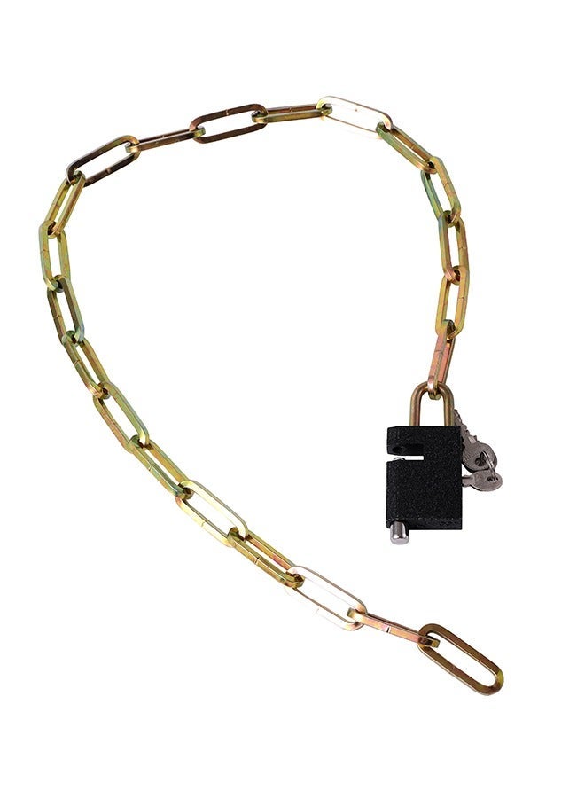 HOMESTAR Chain lock with 3 Keys - 90Cm | Stainless Steel Raw Materials. No Rust, Corrosion Resistance, Premium Case-Hardened Security for Motorcycles, Bike, Generator, Gates,Outdoor Furniture - Image 2