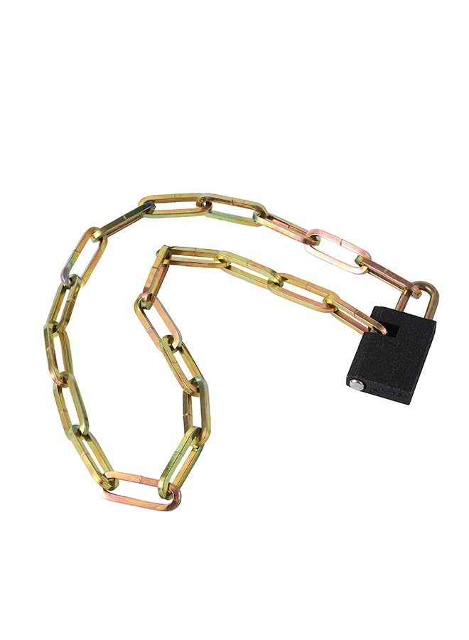 HOMESTAR Chain lock with 3 Keys - 90Cm | Stainless Steel Raw Materials. No Rust, Corrosion Resistance, Premium Case-Hardened Security for Motorcycles, Bike, Generator, Gates,Outdoor Furniture - Image 3